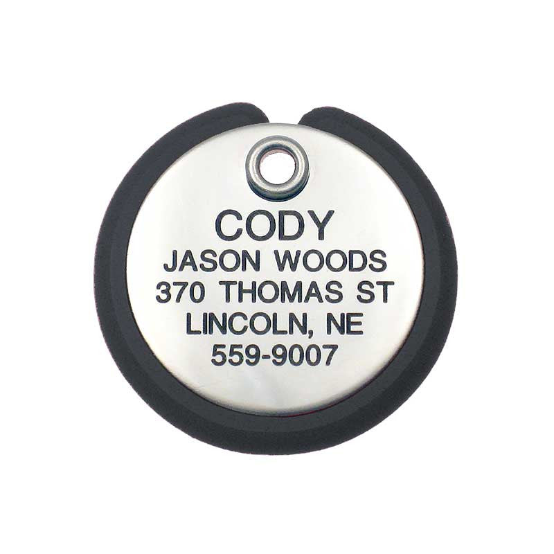 Round Frame Tag, - Lucky Pet